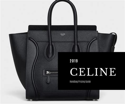 celine bag large price|celine bag price guide.